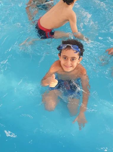 Swimming with a smile